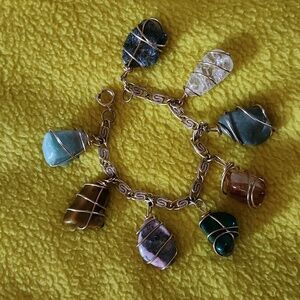 Large stone bracelet